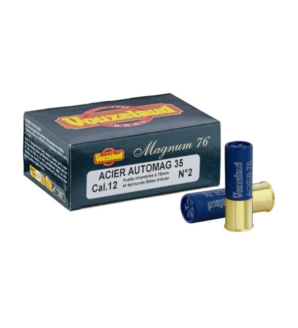 Cartouches Vouzelaud – Acier Auto Mag 35 – 12/76 – Tout-Chasse.fr