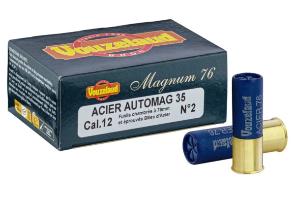 Cartouches Vouzelaud – Acier Auto Mag 35 – Cal. 12/76 – VOUZELAUD – Acier Auto Mag – 12/76 – n°2