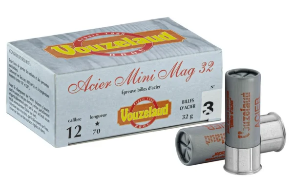 Cartouches Vouzelaud Acier Mini Mag 32 – Cal. 12/70 – VOUZELAUD – Acier Mini Mag – 12/70 – n°3