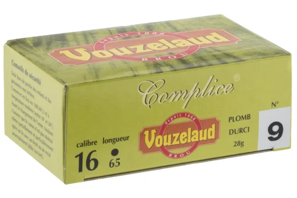 Cartouches Vouzelaud – Complice 65 – Cal. 16/65 – Tout-Chasse.fr