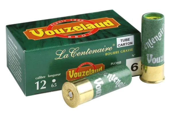 Cartouches Vouzelaud – La Centenaire tube carton – Cal. 12/65 – Tout-Chasse.fr
