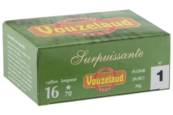 Cartouches Vouzelaud – Surpuissante – Cal. 16/70 – Tout-Chasse.fr