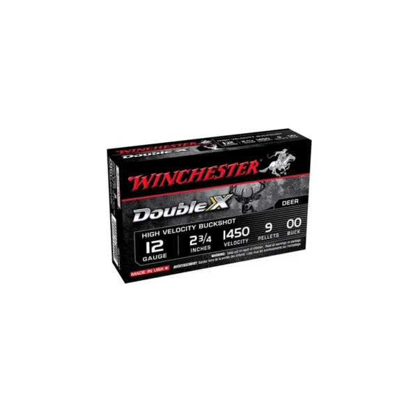 Cartouches Winchester Double-X Cal.12/76 Chevrotines 15 billes BT5/250 – Puissance et impact | CNP-TIR