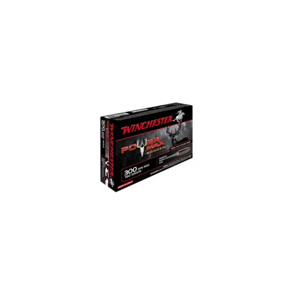 Cartouches Winchester Power Max Bonded .300 Win Mag 180 gr – Puissance & Fiabilité | CNP-TIR