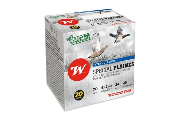 Cartouches Winchester Steel spécial plaines 20/70 24g – Plomb 6