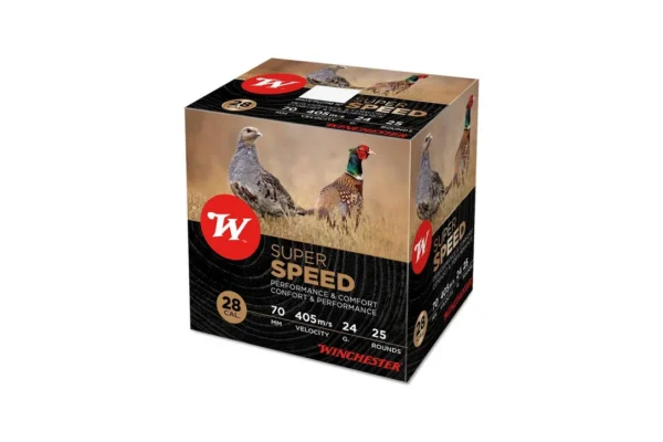 Cartouches Winchester Super Speed – calibres 28/70 – SPEED, culot de 15, N°6