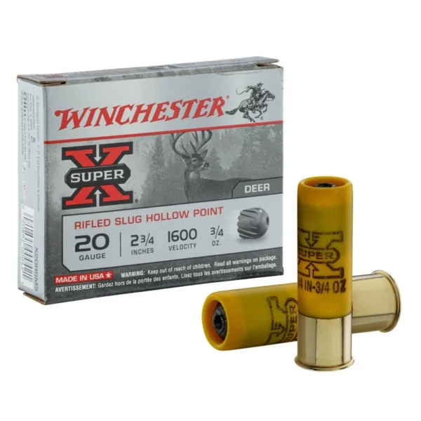 Balles Winchester SUPER-X – Cal 20/70 – Tout-Chasse.fr