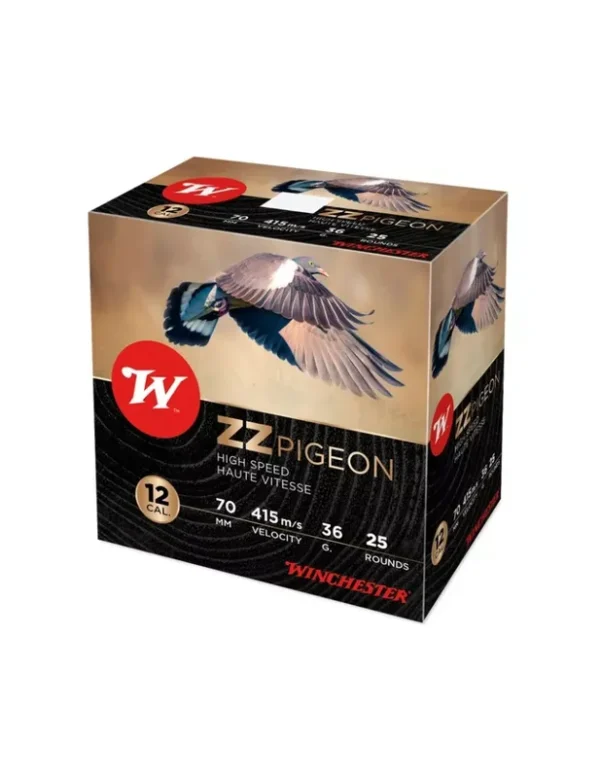 Cartouches chasse Winchester ZZ Pigeon 36g cal.12/70 x25