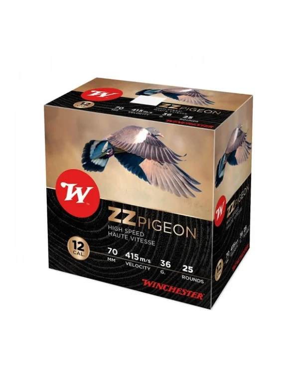 Cartouches ZZ Pigeon Cal.12/70 36g Bourre A Jupe Plomb 6 – Winchester