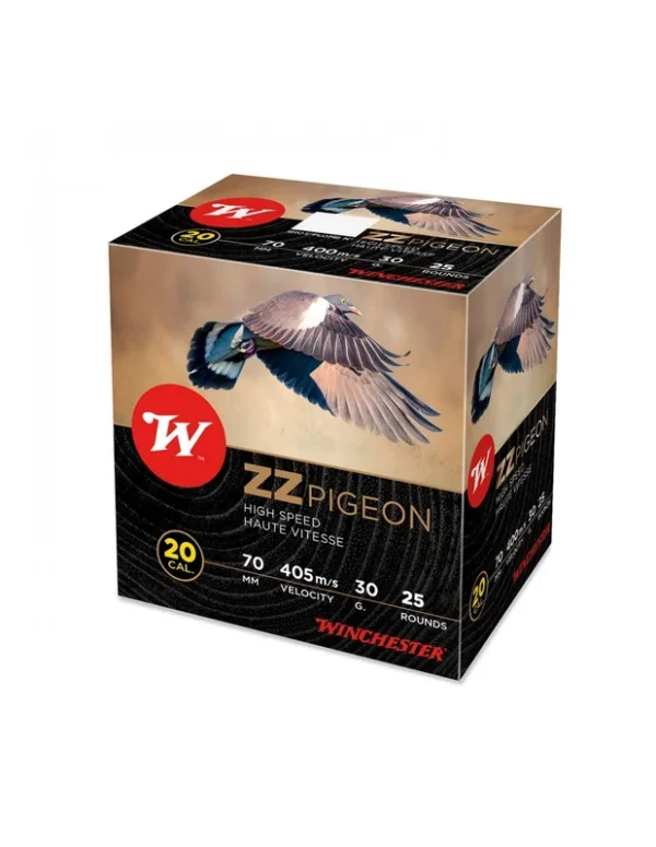 Cartouches ZZ Pigeon Cal.20/70 36g Bourre A Jupe Plomb 5.5 – Winchester