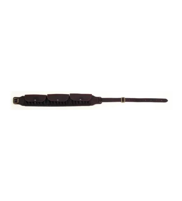 Cartouchiere 21 tubes cuir vieilli avec rabat Colombi – Tout-Chasse.fr