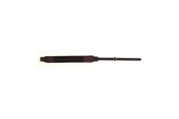 CARTOUCHIERE 2O BALLES TOILE MARRON ET CUIR