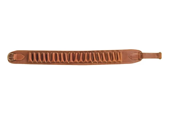 Cartouchière cuir gras à tubes pour cartouches Cal. 12 ou 20 – Country Sellerie – 20 tubes Cal.12