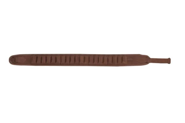 Cartouchière daim velours marron à tubes – Country Sellerie – 20 tubes Cal.20