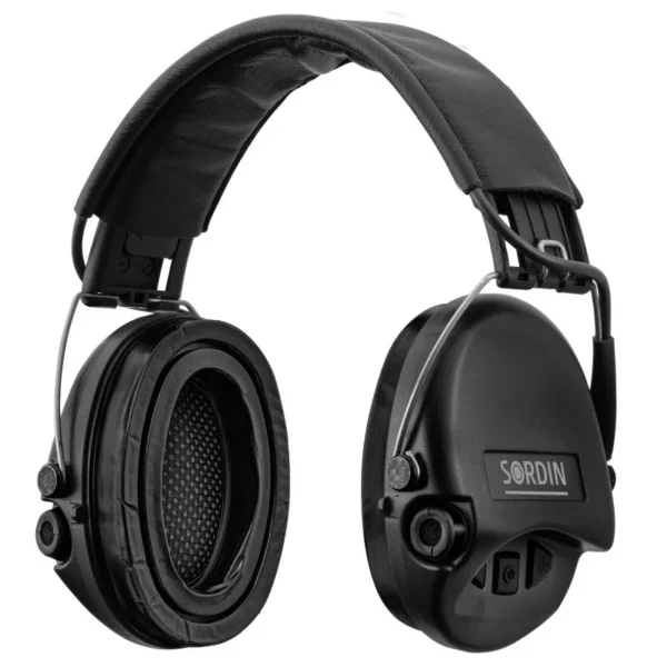 Casque actif SUPREME PRO NOIR – SORDIN + Coussinets gel – Supreme PRO noir