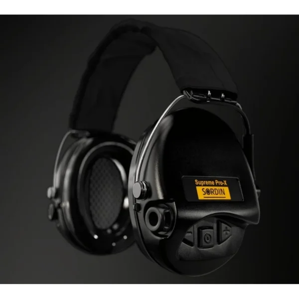 CASQUE ANTI BRUIT SORDIN SUPREME PRO X NOIR | WesternGuns