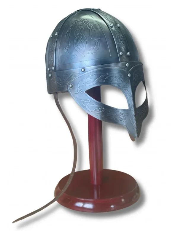 CASQUE VIKING AVEC VISIERE DECORE