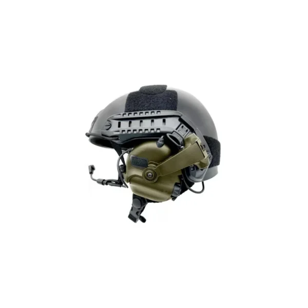 Casque tactique EARMOR M32X MOD4, support M16C pour casque FAST / ARC – Green