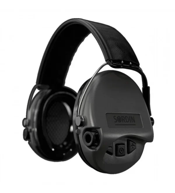 Casque actif SUPREME PRO NOIR – SORDIN + Coussinets – Tout-Chasse.fr