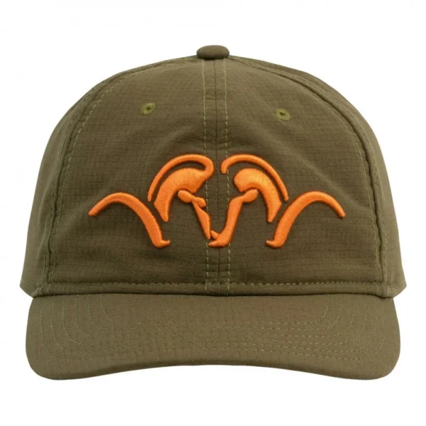 CASQUETTE BLASER VERTE ARGALI ORANGE AIRFLOW HUNTEC