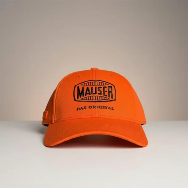 Casquette Mauser CANVA Logo Cap Driven Orange | Nouvelle Collection 2026 Casquette chasse réglable