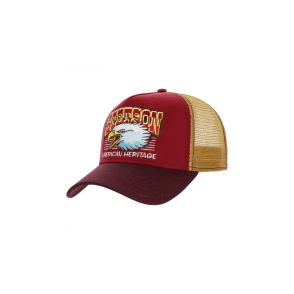 CASQUETTE STETSON TRUCKER EAGLE HEAD REF 776112888 | WesternGuns