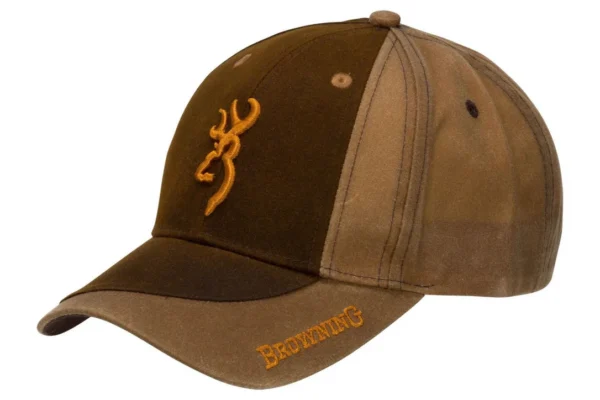 CASQUETTE TWO TONE MARRON FONCE