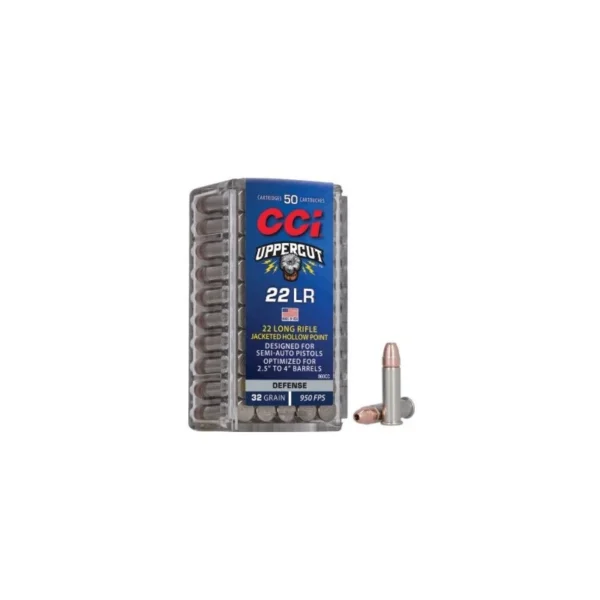 CCI 22LR Uppercut 32gr x50 | Munition 22LR CCI Catégorie C