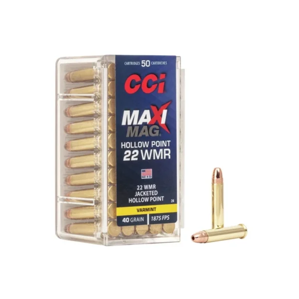 CCI .22WMR MAXIMAG CUIVREES 40GR X50