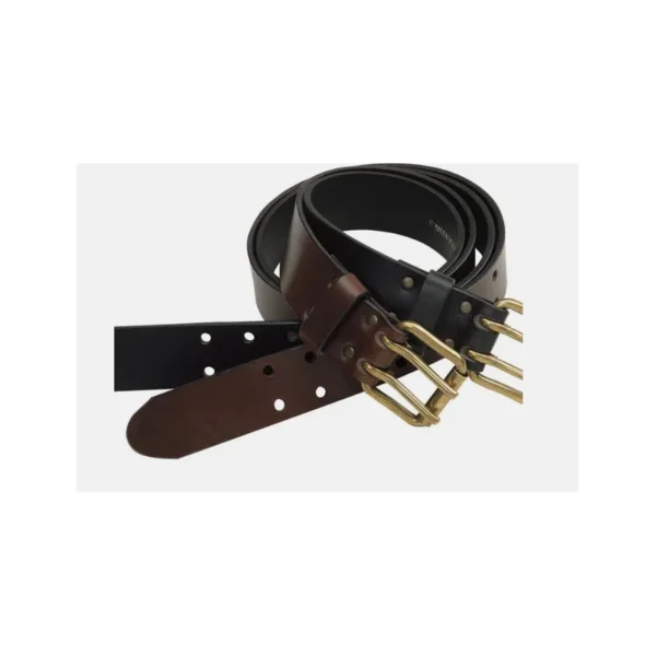 CEINTURE PINEWOOD NOIR CUIR LEATHER 40MM ( 9097) TAILLE 125 CM