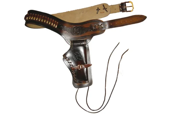 Ceinturon avec un holster pour revolver Western – Ceinturon 1 revolver