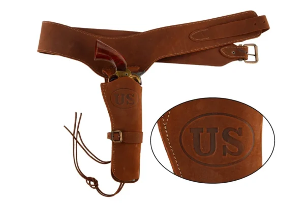 Ceinturon Union state – 110 cm – Marquage US + holster – Ceinturon Union state – 110 cm – Marquage US