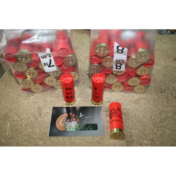 CARTOUCHES CHASSE TIR MALIN 28g x 250