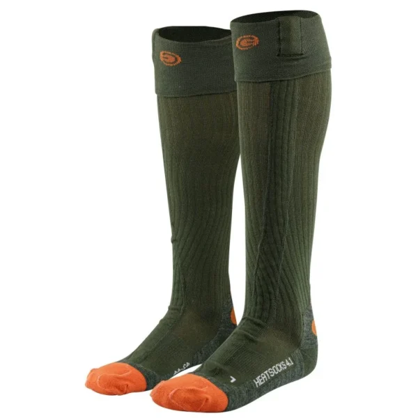 Chaussettes chauffantes Heat STOCK 4.1 TOE CAP et pack batteries – Lenz – Lenz 4.1 Green P45/47