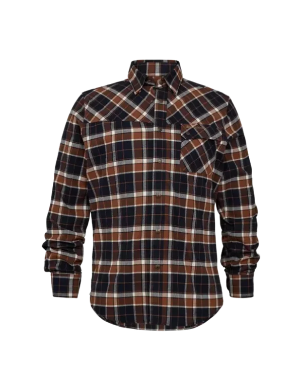 Chemise Deerhunter Landon bleu marine