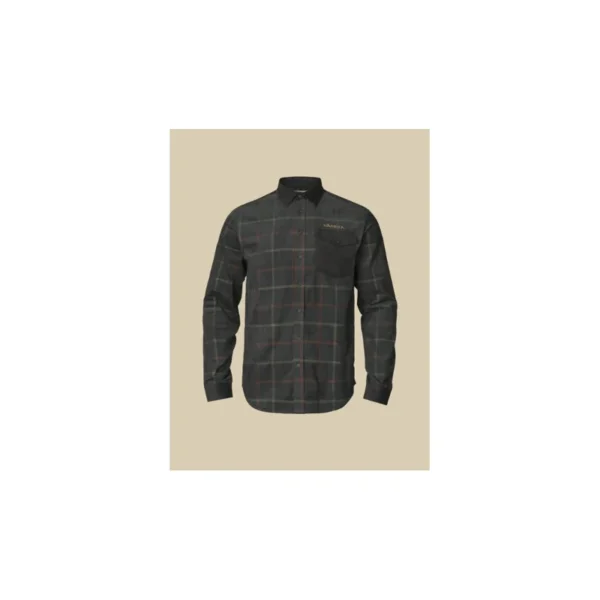 CHEMISE EN VELOURS HARKILA BLEU KALDFJORD CORDUROY CHECK PHANTOM TAILLE TAILLE L