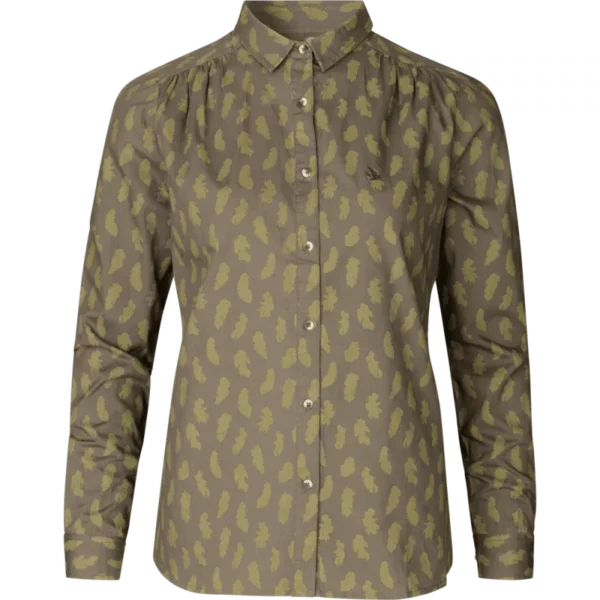 CHEMISE FEMME SEELAND SKEET LADY OLIVE FEATHER TAILLE TAILLE M