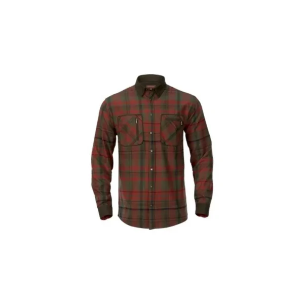 CHEMISE HARKILA PAJALA RED AUTUMN CHECK TAILLE TAILLE S