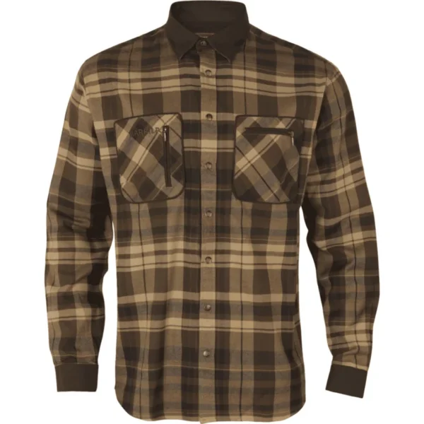 CHEMISE HARKILA BEIGE BROWN NEUVE TAILLE TAILLE M