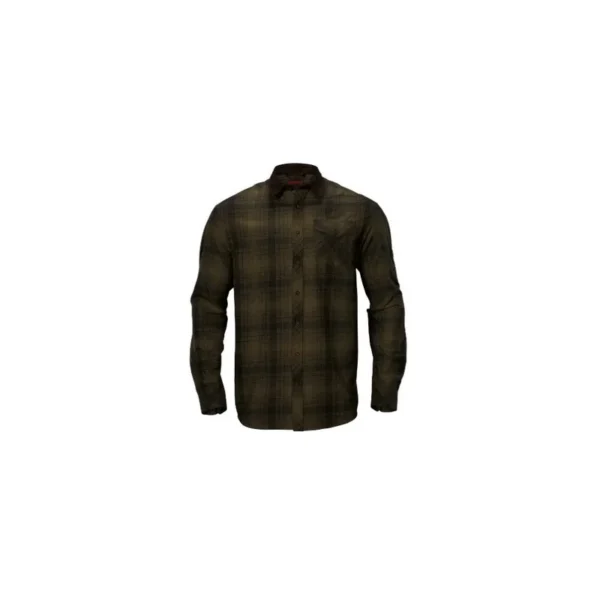 CHEMISE HARKILA DRIVEN HUNT FLANNEL OLIVE CHECK (1401119) TAILLE TAILLE M