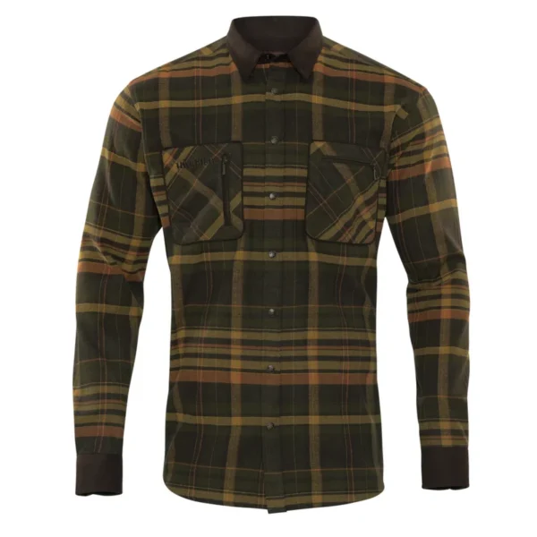 CHEMISE HARKILA PAJALA GREEN BROWN TAILLE TAILLE 5XL
