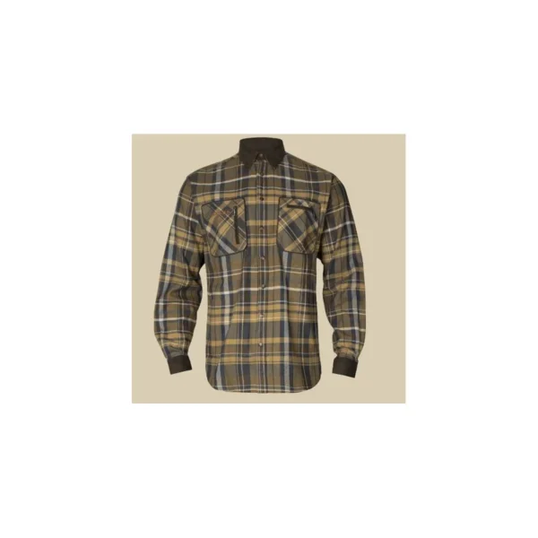 CHEMISE HOMME HARKILA PAJALA SHIRT ANTIQUE BRONZE 1401020 TAILLE TAILLE S