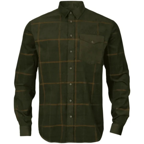 CHEMISE HARKILA EN VELOUR A CARREAUX (VERT) KALDFJORD CORDUROY CHECK TAILLE TAILLE XL