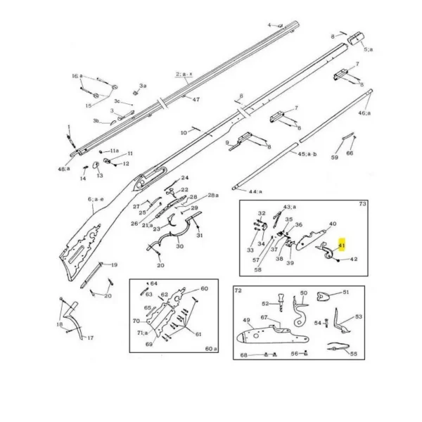 CHIEN A PERCUSSION PENNSYLVANIA DIXIE PEDERSOLI REF 0800002609 | WesternGuns