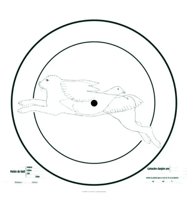Cible d’essai pour fusil 90×90 cm – Tout-Chasse.fr