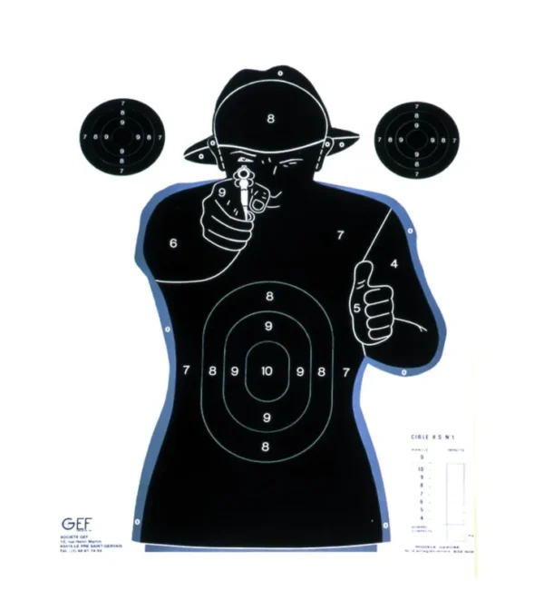 Cible humaine 51×71 cm – Tout-Chasse.fr