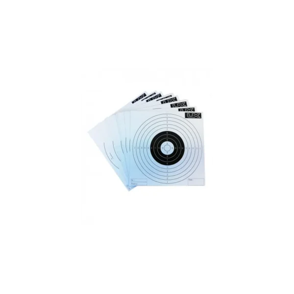 Cibles UMAREX 14×14 cm – Paquet de 100 cibles carton tir