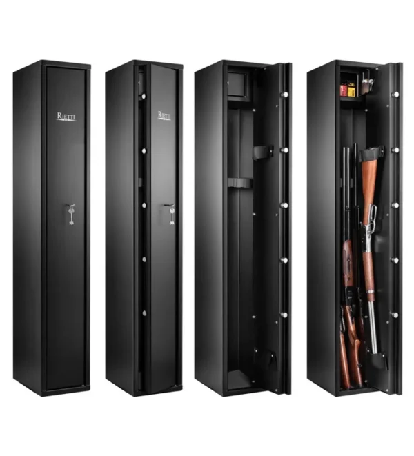 Coffre fort Rietti 5 armes à serrure à clef – 150 cm – Tout-Chasse.fr