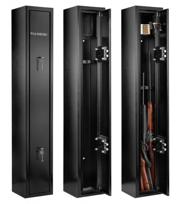 Coffre first 5 armes 2 clefs et 2 serrures – Waldberg – Tout-Chasse.fr