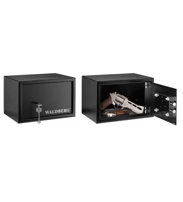 Coffre premium pour armes de poing clef – Waldberg – Tout-Chasse.fr